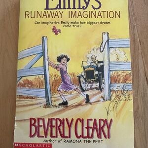Scholastic Emily's Runaway Imagination Book - Yellow and Red Cover